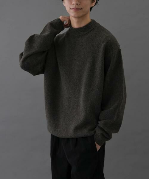 URBAN RESEARCH DOORS / アーバンリサーチ ドアーズ ニット・セーター | FORK&SPOON　Ricotta モックネックニット | 詳細10