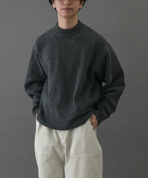 URBAN RESEARCH DOORS / アーバンリサーチ ドアーズ ニット・セーター | FORK&SPOON　Ricotta モックネックニット | 詳細17