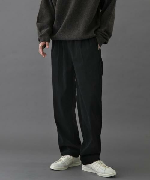 URBAN RESEARCH DOORS/アーバンリサーチ ドアーズ FORK & SPOON TECコーデュロイパンツ ブラック 4