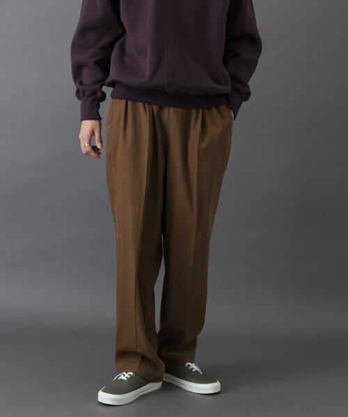 URBAN RESEARCH DOORS / アーバンリサーチ ドアーズ その他パンツ | FORK&SPOON　スウェードライクパンツ | 詳細10