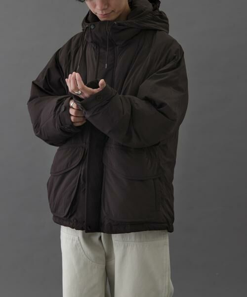 URBAN RESEARCH DOORS / アーバンリサーチ ドアーズ ブルゾン | FORK&SPOON 　SORONAフーディーブルゾン | 詳細4