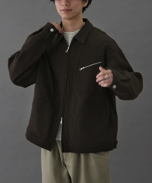 URBAN RESEARCH DOORS / アーバンリサーチ ドアーズ ブルゾン | FORK&SPOON　ウールショートブルゾン | 詳細2