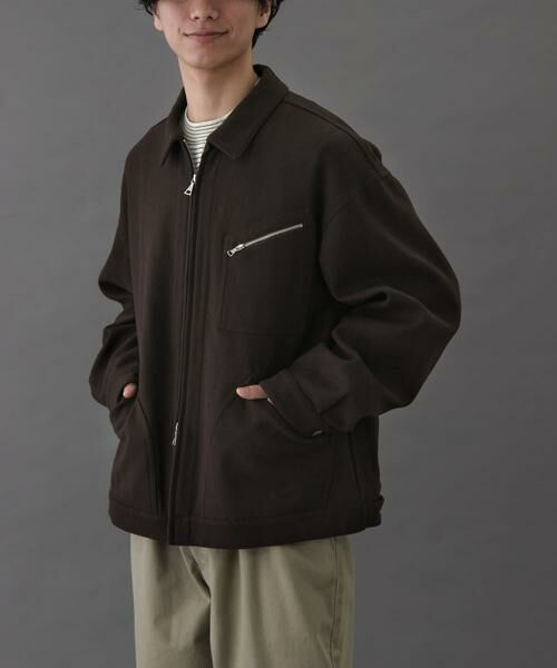 URBAN RESEARCH DOORS / アーバンリサーチ ドアーズ ブルゾン | FORK&SPOON　ウールショートブルゾン | 詳細3