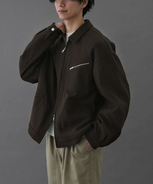 URBAN RESEARCH DOORS / アーバンリサーチ ドアーズ ブルゾン | FORK&SPOON　ウールショートブルゾン | 詳細4