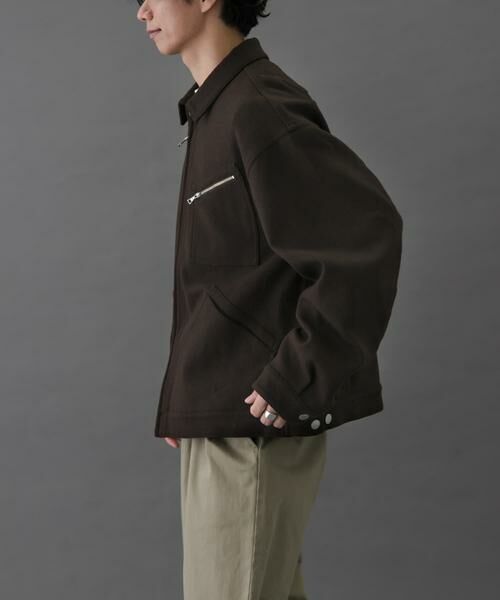 URBAN RESEARCH DOORS / アーバンリサーチ ドアーズ ブルゾン | FORK&SPOON　ウールショートブルゾン | 詳細5