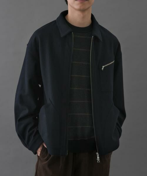 URBAN RESEARCH DOORS / アーバンリサーチ ドアーズ ブルゾン | FORK&SPOON　ウールショートブルゾン | 詳細11