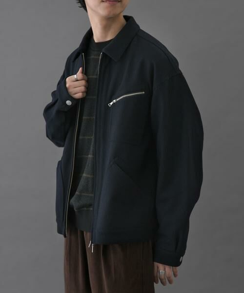 URBAN RESEARCH DOORS / アーバンリサーチ ドアーズ ブルゾン | FORK&SPOON　ウールショートブルゾン | 詳細12