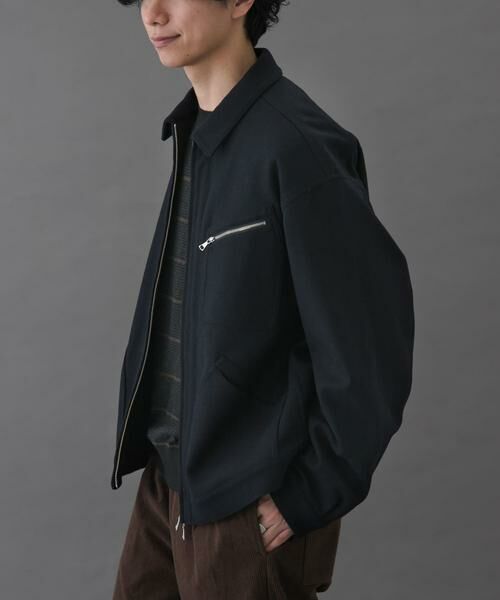 URBAN RESEARCH DOORS / アーバンリサーチ ドアーズ ブルゾン | FORK&SPOON　ウールショートブルゾン | 詳細13