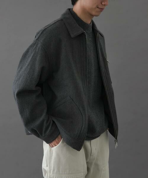 URBAN RESEARCH DOORS / アーバンリサーチ ドアーズ ブルゾン | FORK&SPOON　ウールショートブルゾン | 詳細23