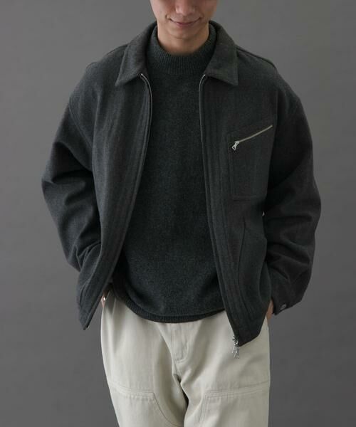URBAN RESEARCH DOORS / アーバンリサーチ ドアーズ ブルゾン | FORK&SPOON　ウールショートブルゾン | 詳細24