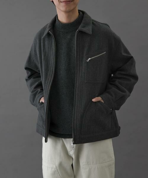 URBAN RESEARCH DOORS / アーバンリサーチ ドアーズ ブルゾン | FORK&SPOON　ウールショートブルゾン | 詳細25