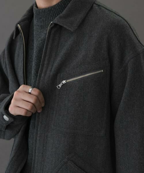 URBAN RESEARCH DOORS / アーバンリサーチ ドアーズ ブルゾン | FORK&SPOON　ウールショートブルゾン | 詳細28