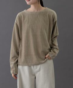 URBAN RESEARCH DOORS / アーバンリサーチ ドアーズ Tシャツ | FORK&SPOON　ストライプモールボートネックプルオーバー