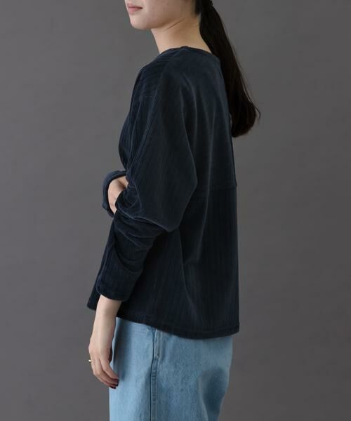 URBAN RESEARCH DOORS / アーバンリサーチ ドアーズ Tシャツ | FORK&SPOON　ストライプモールボートネックプルオーバー | 詳細1