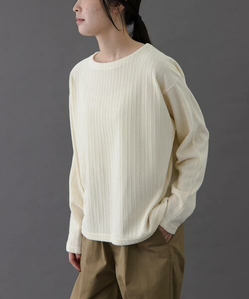 URBAN RESEARCH DOORS / アーバンリサーチ ドアーズ Tシャツ | FORK&SPOON　ストライプモールボートネックプルオーバー | 詳細14