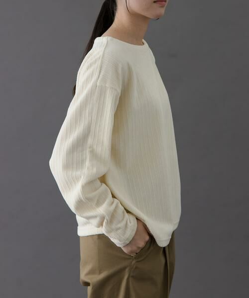 URBAN RESEARCH DOORS / アーバンリサーチ ドアーズ Tシャツ | FORK&SPOON　ストライプモールボートネックプルオーバー | 詳細16