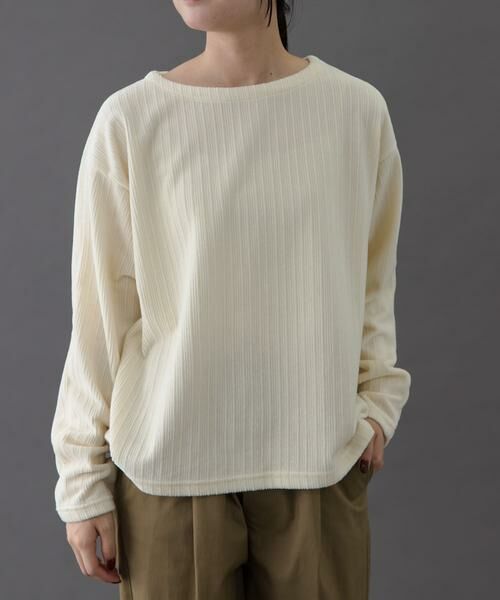 URBAN RESEARCH DOORS / アーバンリサーチ ドアーズ Tシャツ | FORK&SPOON　ストライプモールボートネックプルオーバー | 詳細17