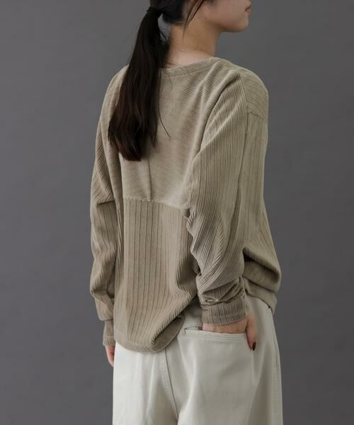 URBAN RESEARCH DOORS / アーバンリサーチ ドアーズ Tシャツ | FORK&SPOON　ストライプモールボートネックプルオーバー | 詳細25