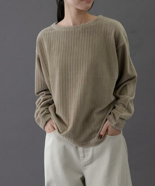 URBAN RESEARCH DOORS / アーバンリサーチ ドアーズ Tシャツ | FORK&SPOON　ストライプモールボートネックプルオーバー | 詳細27