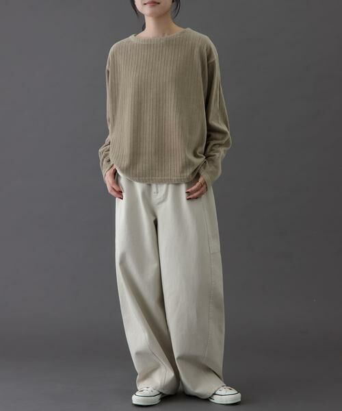 URBAN RESEARCH DOORS / アーバンリサーチ ドアーズ Tシャツ | FORK&SPOON　ストライプモールボートネックプルオーバー | 詳細28