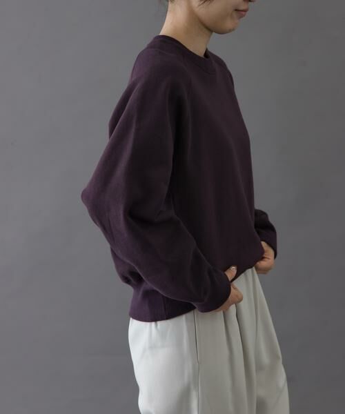 URBAN RESEARCH DOORS / アーバンリサーチ ドアーズ スウェット | FORK&SPOON　リサイクルコットン裏毛クルーネックスウェット | 詳細13