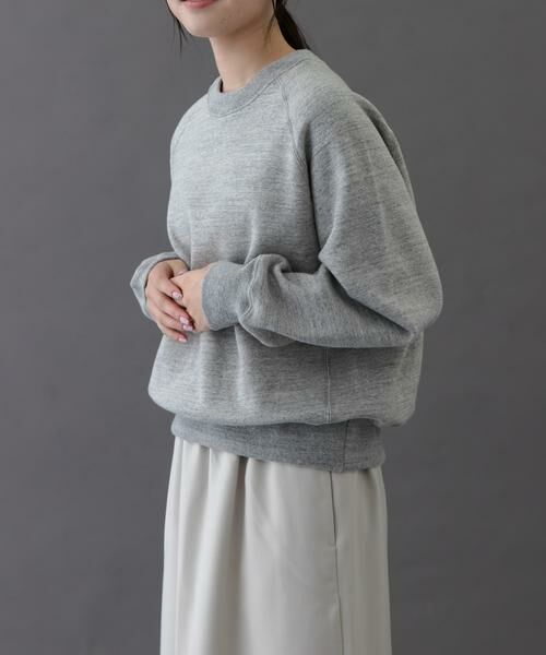 URBAN RESEARCH DOORS / アーバンリサーチ ドアーズ スウェット | FORK&SPOON　リサイクルコットン裏毛クルーネックスウェット | 詳細20