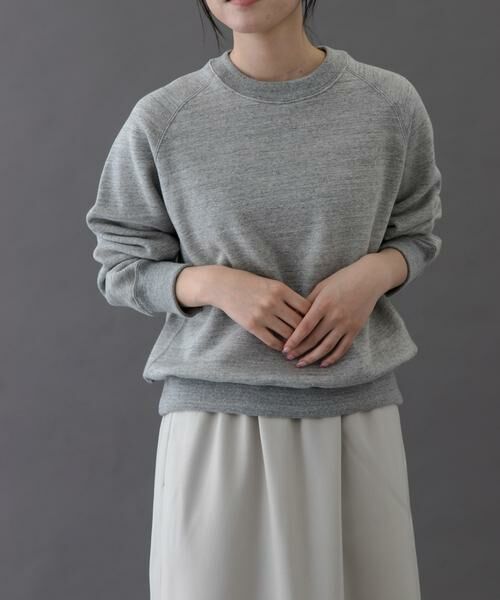 URBAN RESEARCH DOORS / アーバンリサーチ ドアーズ スウェット | FORK&SPOON　リサイクルコットン裏毛クルーネックスウェット | 詳細24