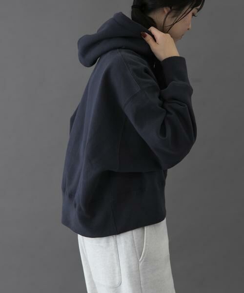 URBAN RESEARCH DOORS / アーバンリサーチ ドアーズ パーカー | FORK&SPOON　リサイクル裏毛クロップドフーディー | 詳細5