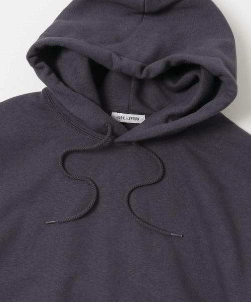 URBAN RESEARCH DOORS / アーバンリサーチ ドアーズ パーカー | FORK&SPOON　リサイクル裏毛クロップドフーディー | 詳細9