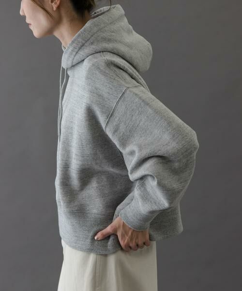 URBAN RESEARCH DOORS / アーバンリサーチ ドアーズ パーカー | FORK&SPOON　リサイクル裏毛クロップドフーディー | 詳細16