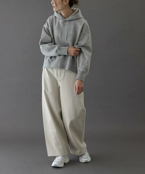 URBAN RESEARCH DOORS / アーバンリサーチ ドアーズ パーカー | FORK&SPOON　リサイクル裏毛クロップドフーディー | 詳細20