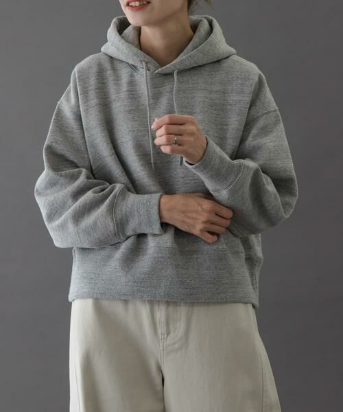 URBAN RESEARCH DOORS / アーバンリサーチ ドアーズ パーカー | FORK&SPOON　リサイクル裏毛クロップドフーディー | 詳細21
