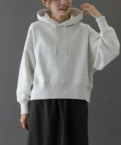 URBAN RESEARCH DOORS / アーバンリサーチ ドアーズ パーカー | FORK&SPOON　リサイクル裏毛クロップドフーディー | 詳細24