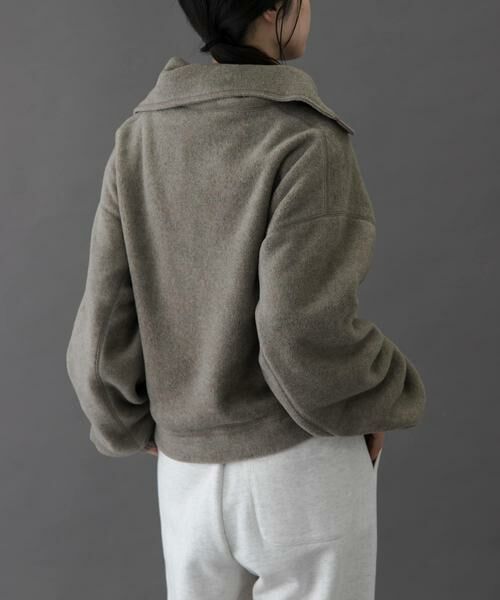 URBAN RESEARCH DOORS / アーバンリサーチ ドアーズ その他トップス | FORK&SPOON　スナップタートルフリースプルオーバー | 詳細4