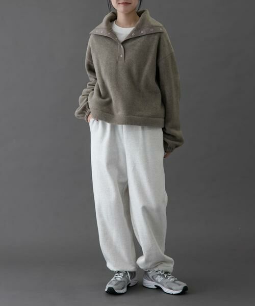 URBAN RESEARCH DOORS / アーバンリサーチ ドアーズ その他トップス | FORK&SPOON　スナップタートルフリースプルオーバー | 詳細7