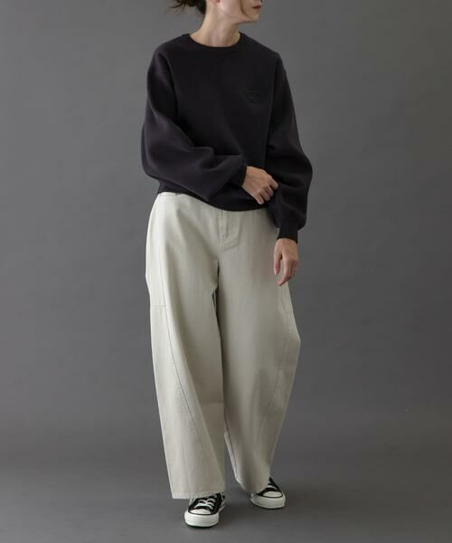 URBAN RESEARCH DOORS / アーバンリサーチ ドアーズ ニット・セーター | FORK&SPOON　エンブロイダリーロゴニットプルオーバー | 詳細3