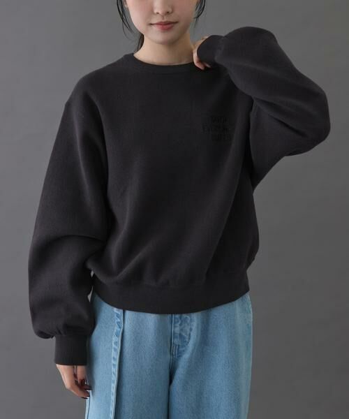 URBAN RESEARCH DOORS / アーバンリサーチ ドアーズ ニット・セーター | FORK&SPOON　エンブロイダリーロゴニットプルオーバー | 詳細4