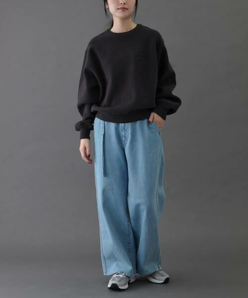 URBAN RESEARCH DOORS / アーバンリサーチ ドアーズ ニット・セーター | FORK&SPOON　エンブロイダリーロゴニットプルオーバー | 詳細5