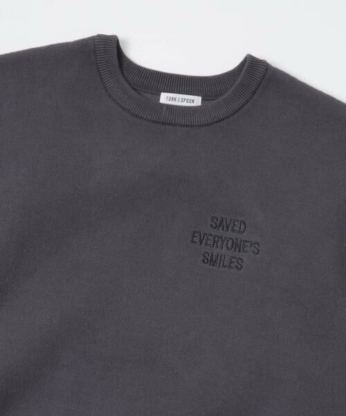 URBAN RESEARCH DOORS / アーバンリサーチ ドアーズ ニット・セーター | FORK&SPOON　エンブロイダリーロゴニットプルオーバー | 詳細8