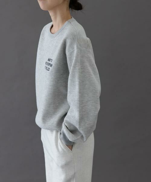 URBAN RESEARCH DOORS / アーバンリサーチ ドアーズ ニット・セーター | FORK&SPOON　エンブロイダリーロゴニットプルオーバー | 詳細10