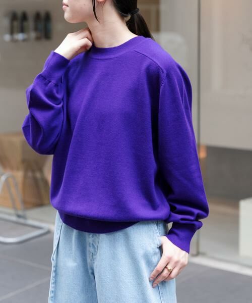 URBAN RESEARCH DOORS / アーバンリサーチ ドアーズ ニット・セーター | FORK&SPOON　コットンウールクルーネックニット | 詳細1