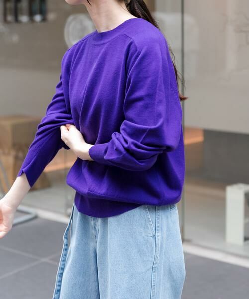 URBAN RESEARCH DOORS / アーバンリサーチ ドアーズ ニット・セーター | FORK&SPOON　コットンウールクルーネックニット | 詳細2