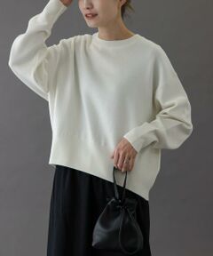 URBAN RESEARCH DOORS / アーバンリサーチ ドアーズ ニット・セーター | FORK&SPOON　ダブルフェイスクルーネックニット