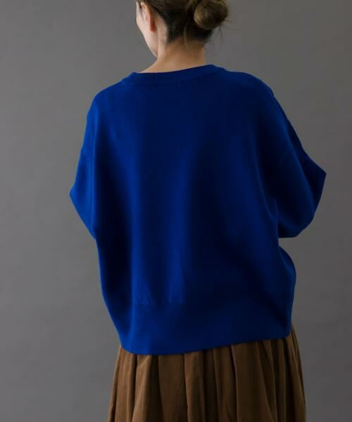 URBAN RESEARCH DOORS / アーバンリサーチ ドアーズ ニット・セーター | FORK&SPOON　ダブルフェイスクルーネックニット | 詳細2