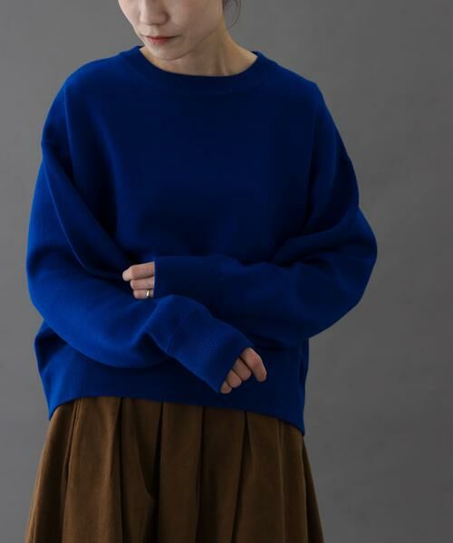 URBAN RESEARCH DOORS / アーバンリサーチ ドアーズ ニット・セーター | FORK&SPOON　ダブルフェイスクルーネックニット | 詳細5