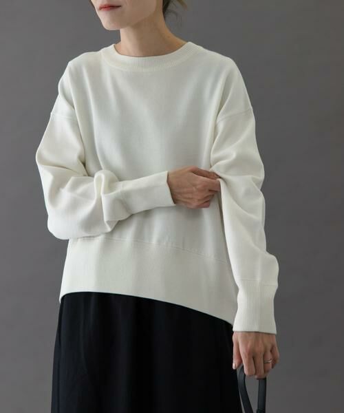 URBAN RESEARCH DOORS / アーバンリサーチ ドアーズ ニット・セーター | FORK&SPOON　ダブルフェイスクルーネックニット | 詳細14