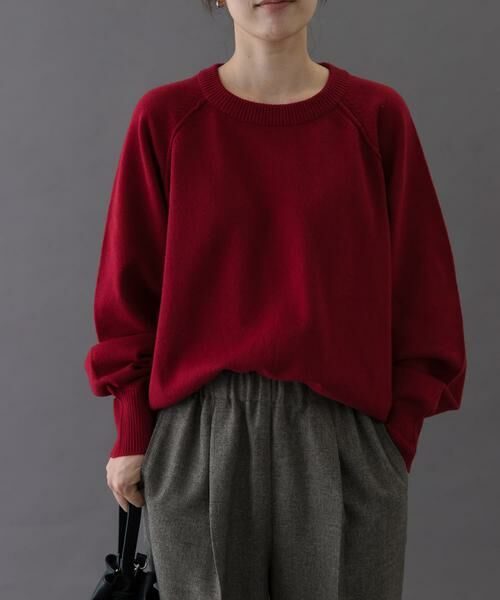 URBAN RESEARCH DOORS / アーバンリサーチ ドアーズ ニット・セーター | FORK&SPOON　ラグランニットプルオーバー | 詳細1