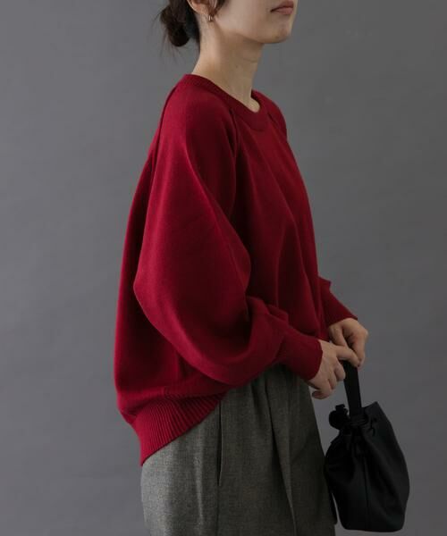 URBAN RESEARCH DOORS / アーバンリサーチ ドアーズ ニット・セーター | FORK&SPOON　ラグランニットプルオーバー | 詳細4