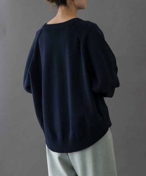 URBAN RESEARCH DOORS / アーバンリサーチ ドアーズ ニット・セーター | FORK&SPOON　ラグランニットプルオーバー | 詳細12