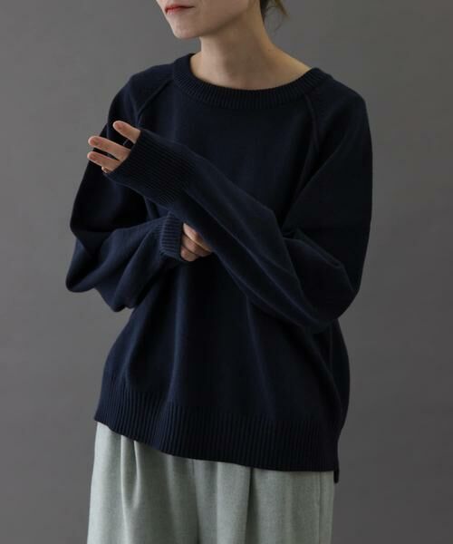 URBAN RESEARCH DOORS / アーバンリサーチ ドアーズ ニット・セーター | FORK&SPOON　ラグランニットプルオーバー | 詳細14